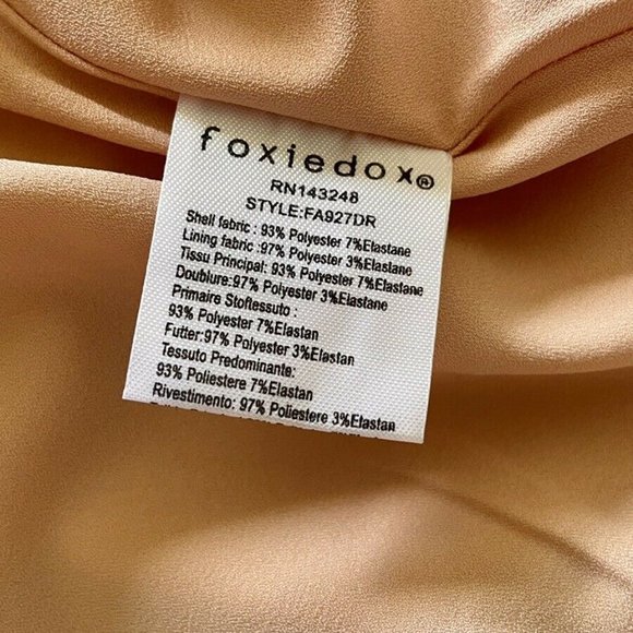 NWT New Anthropologie Foxiedox Carmella Mini Dress Velvet Lace Trim Size 6 - Picture 11 of 12